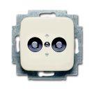 Busch-Jaeger 2095 UC-212 flush-mounted potential equalization plug, 2-way white