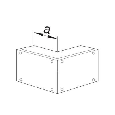 TEHALIT L69629010 FWK 90 E90/E30 100x160 pure white outside corner