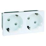 Hochköpper 00512611 D 6212.21 EMS SI WI 2-way anthracite socket SCHUKO