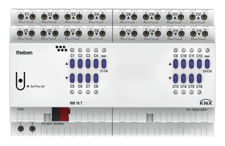 THEBEN RM 16 T KNX universal actuator FIX | 16-way