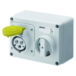 Gewiss GW66003 horizontal with housing 16A/5 pin 110V IP44 socket