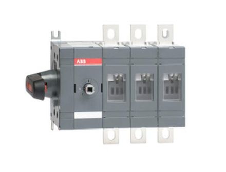ABB Stotz-Kontakt OT250ES03K, load disconnector 3-pole 250A with directly mounted handle, side operation on the left, 1SCA022860R0970