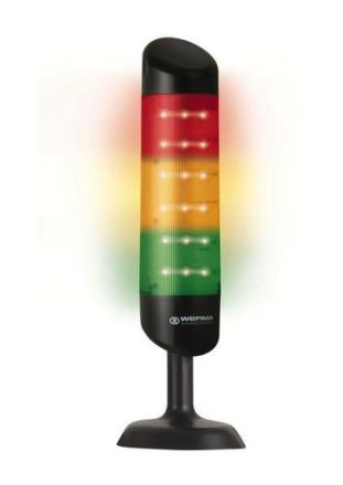 Werma 69521055 CleanSIGN BM continuous tone 24VDC RD/GN/YE signal tower