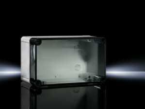 RITTAL 9517100 Terminal housing PK RAL7035 WHD=182x180x90 cover transparent IP66