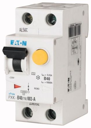 Eaton PXK-B40/1N/03-A FI/LS, 40A, 300mA, LS characteristic curve B, 1p+N, FI-Char: A , 236960