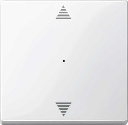 MERTEN 619419 rocker for KNX button system M | 1-way, arrows | polar white glossy