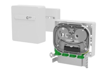 METZ CONNECT 1501591P04HC OpDAT APL 4xSC-S APC Grade B OS2 4 Pigt. Data connection box