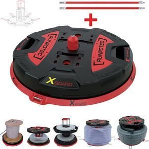 Runpotec 10187 X BOARD XB 500 T (telescopic extension) professional cable reel - load capacity up to 800 kg