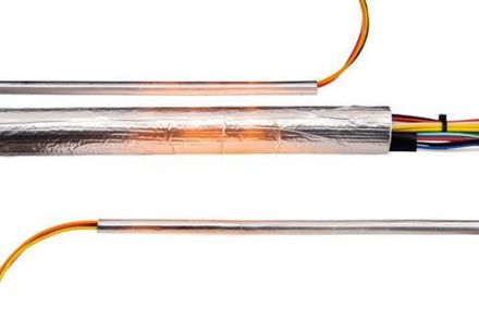 Fränkische Rohrwerke 4852301005 WGF-LA-10S.50 glass fiber silver fabric hose