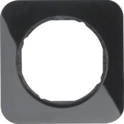 Berker 10112145 frame black, glossy Berker R.1