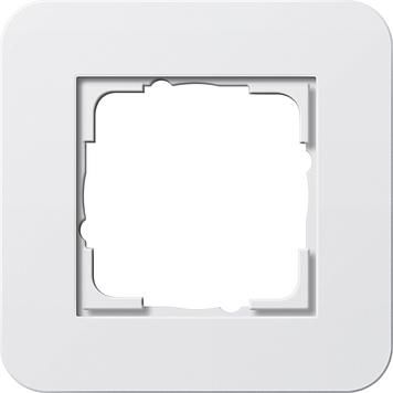 Gira 0211410 cover frame 1f Gira E3 pure white/pure white