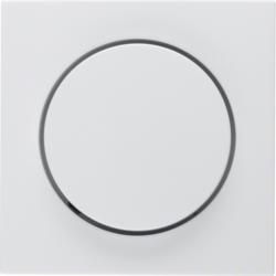 Berker 11378989 Centre piece with control knob for rotary dimmer polar white, glossy Berker S.1/B.3
