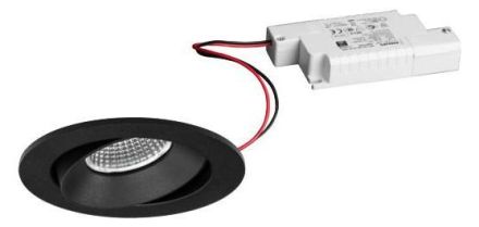 Brumberg 39379183 230V AC 7W 3000K structural LED recessed ceiling spotlight
