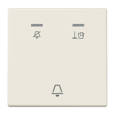 Jung LSCUKO5M hotel rocker, external unit, symbols do not disturb, tidy up room and bell, LS series, white