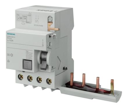 Siemens 5SM2646-0 63/0.3A 4-pole 400V type AC FI-Block