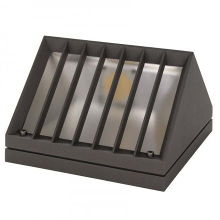 Bega 33238AK3 wall light for indoor and outdoor use silver 3000 K ( replacement glass: 14000926 )