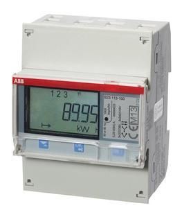 ABB Stotz-Kontakt B23 113-100 , B23 113-100 three-phase meter, M-Bus steel, 3 phases, direct connection 65A , 2CMA100165R1000