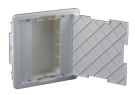 EFAPEL FLUSH MOUNT WRKSTTN  2X8 MOD W/ DOOR WHITE