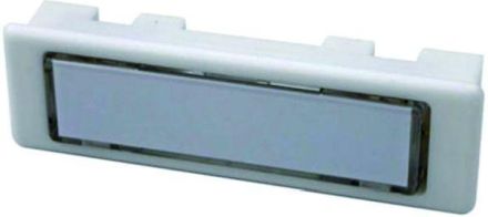 STR white 60.8x18.8mm bell button, 10510W