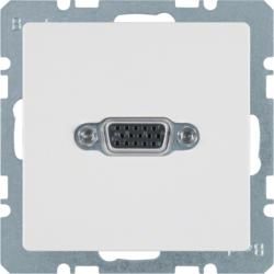 Berker 3315406089 VGA socket polar white including Berker Q.1/Q.3