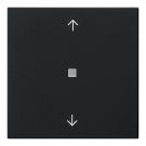 GIRA 5105005 KNX-RF operating top unit System 55 | 1-way, arrows | matt black
