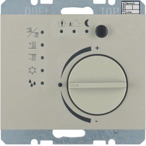 BERKER 75441173 KNX temperature controller K.1/K.5 | with button interface | painted stainless steel