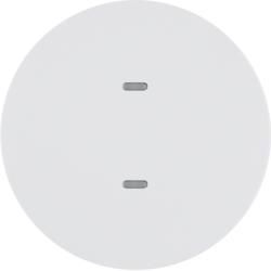 Berker 75161869 button cover 1-way for touch sensor module polar white, glossy Berker R.1/R.3