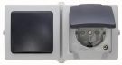 Kopp 138656001 combination socket/switch NAUTIC change AP gr IP44