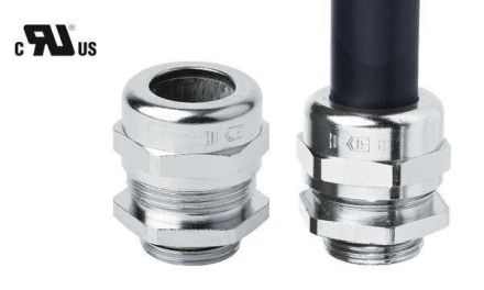 Jacob 50.612/16 M M12 nickel-plated brass for large diameter PERFECT cable gland