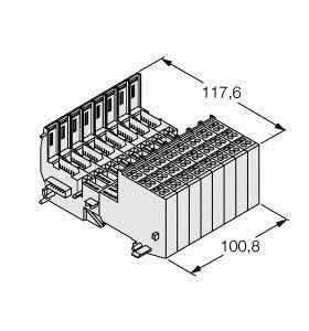 Turck 6827054 BL20-B3T-SBB base module