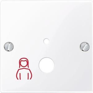MERTEN MEG4844-0325 Central plate active white glossy