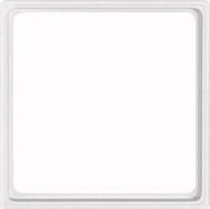 MERTEN 518119 intermediate ring polar white SYSTEM M