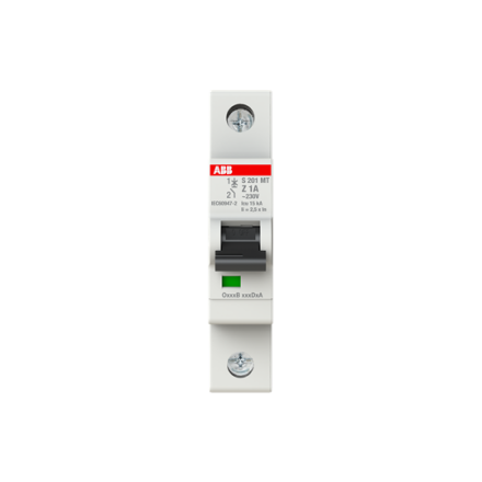 ABB Stotz-Kontakt 2CDS271445R0218 S201MT-Z1 Z-Char.10kA 1A 1P circuit breaker