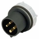 Mennekes 934 panel plug RAPIDO 16A 4-pin 7h 500V IP44