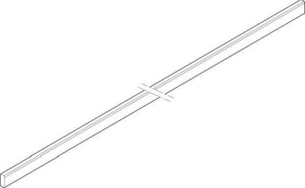 ABN 5FB 12x5x1245mm horizontal CU-rail (XCUW515)