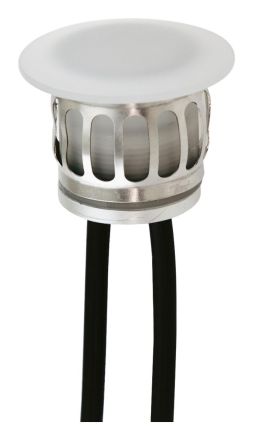 EVN P67108840L IP67 12V/DC 0.5W 4000K round plastic LED recessed floor spotlight