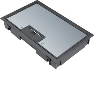 TEHALIT KDE04059005 hinged lid E04 5mm deep black