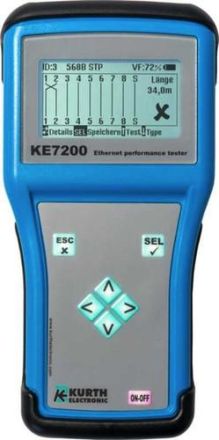 Gossen Metrawatt D720A KE7200 network tester set