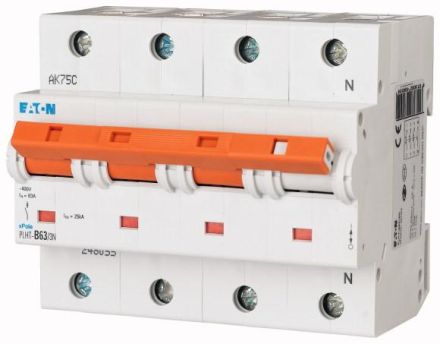 Eaton PLHT-C63/3N circuit breaker, 63A, 3p+N, C-Char , 248064