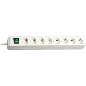 Brennenstuhl 1159320018 Eco-Line 8-way 3m H05VV-F 3G1.5 white power strip