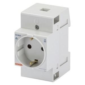 Gewiss GW96522 2P+T 16A DIN 2.5TE distribution socket