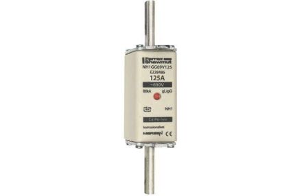Mersen 1C165.000000 NH1GG69V125 125A size 1 AC690V KK gG NH fuse link