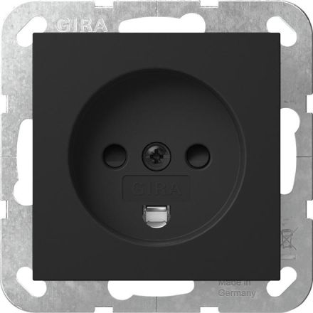 Gira 4422005 Danish SH System 55 sw with socket