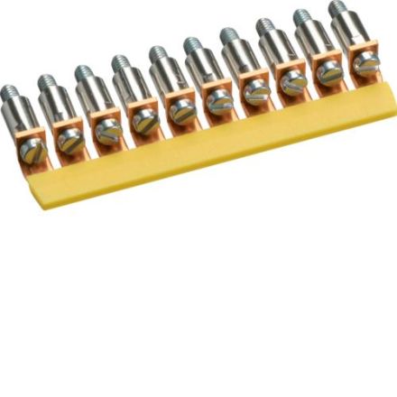 Hager KWJ02B10 connecting bar 2.5qmm 10-way insulated