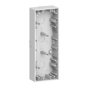 MERTEN MEG4034-6535 System Design 3-way lotus white surface-mounted housing