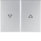 Berker 14357103 Rocker switch with imprint symbol arrow aluminum Berker K.5