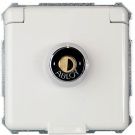 ELSO 225084 socket set 16A same closure pure white