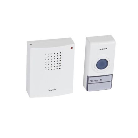 Legrand 094250 Wireless gong set Eco white button + gong 12 melodies