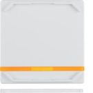 Berker 16616049 rocker with 2 enclosed lenses and guide for mouthpiece polar white including Berker Q