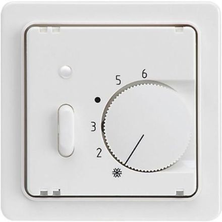 ELSO 227134 for temp. controller IHC/24V pure white central plate
